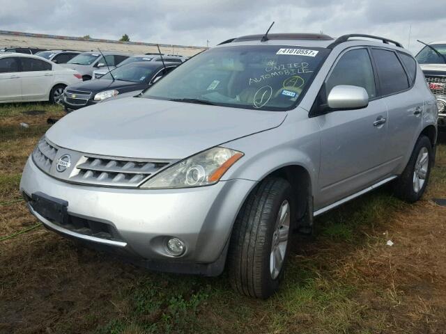 JN8AZ08T67W516190 - 2007 NISSAN MURANO SL GRAY photo 2