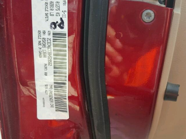 2C3CA6CT3BH529562 - 2011 CHRYSLER 300C RED photo 10