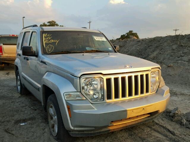 1C4PJMAKXCW106895 - 2012 JEEP LIBERTY SILVER photo 1