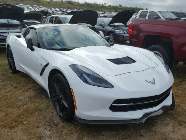 1G1YJ2D75F5100392 - 2015 CHEVROLET CORVETTE WHITE photo 1