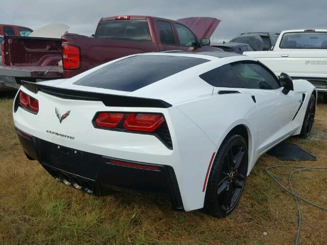 1G1YJ2D75F5100392 - 2015 CHEVROLET CORVETTE WHITE photo 4