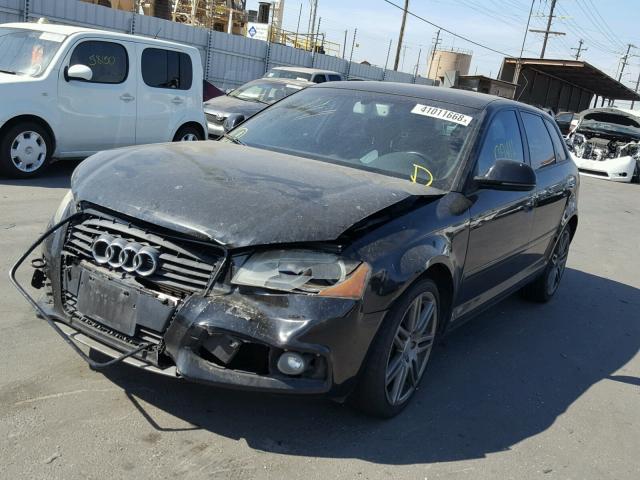 WAUHE78P89A073684 - 2009 AUDI A3 2.0T BLACK photo 2