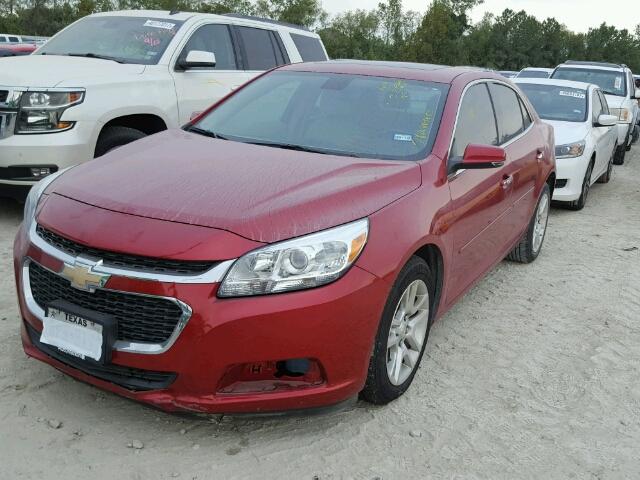 1G11C5SLXEF291717 - 2014 CHEVROLET MALIBU 1LT RED photo 2