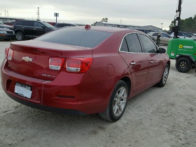 1G11C5SLXEF291717 - 2014 CHEVROLET MALIBU 1LT RED photo 4