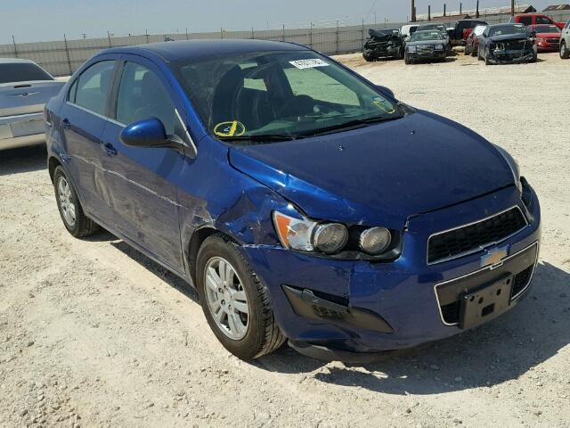 1G1JC5SHXE4150265 - 2014 CHEVROLET SONIC LT BLUE photo 1