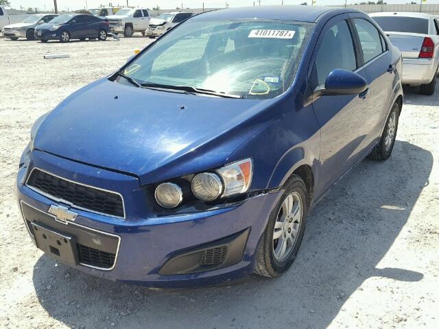 1G1JC5SHXE4150265 - 2014 CHEVROLET SONIC LT BLUE photo 2