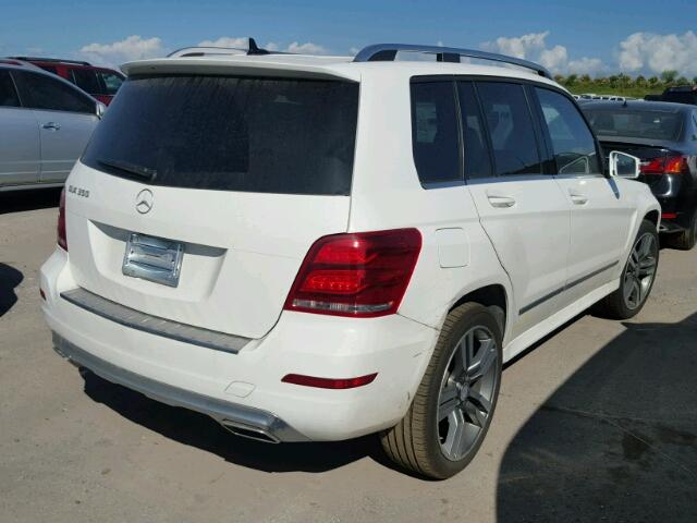 WDCGG5HB7FG426405 - 2015 MERCEDES-BENZ GLK 350 WHITE photo 4