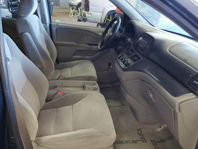 5FNRL38286B065100 - 2006 HONDA ODYSSEY LX GRAY photo 5