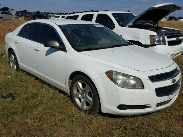 1G1ZB5EB6A4135298 - 2010 CHEVROLET MALIBU LS WHITE photo 1