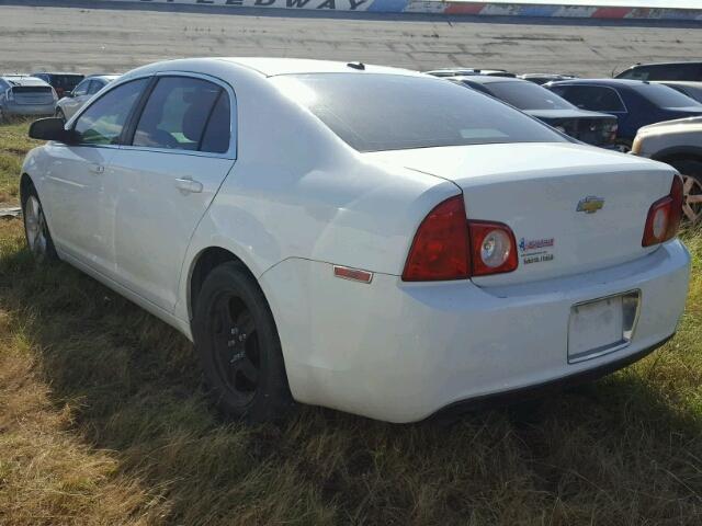 1G1ZB5EB6A4135298 - 2010 CHEVROLET MALIBU LS WHITE photo 3