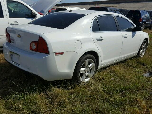 1G1ZB5EB6A4135298 - 2010 CHEVROLET MALIBU LS WHITE photo 4