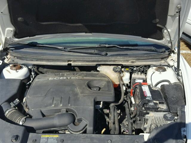 1G1ZB5EB6A4135298 - 2010 CHEVROLET MALIBU LS WHITE photo 7