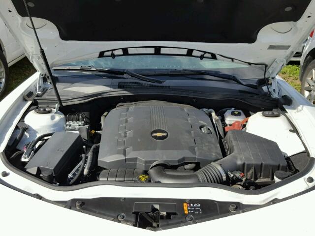 2G1FD1E32F9286478 - 2015 CHEVROLET CAMARO WHITE photo 7