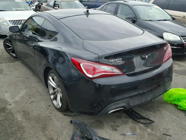 KMHHT6KD5BU046637 - 2011 HYUNDAI GENESIS CO BLACK photo 3