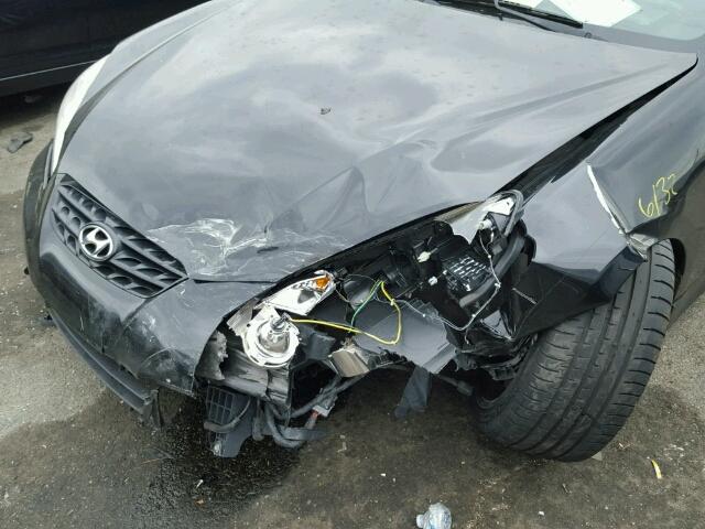 KMHHT6KD5BU046637 - 2011 HYUNDAI GENESIS CO BLACK photo 9