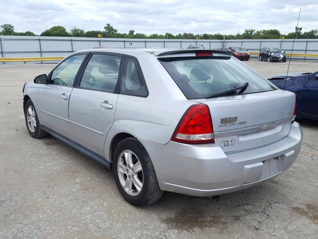 1G1ZT62865F189187 - 2005 CHEVROLET MALIBU MAX ვერცხლისფერი ფოტო 3