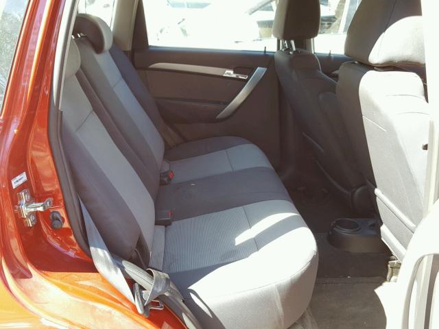 KL1TD66E19B620274 - 2009 CHEVROLET AVEO LS RED photo 6