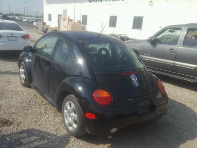 3VWCB21C82M417455 - 2002 VOLKSWAGEN NEW BEETLE 黑色 照片 3