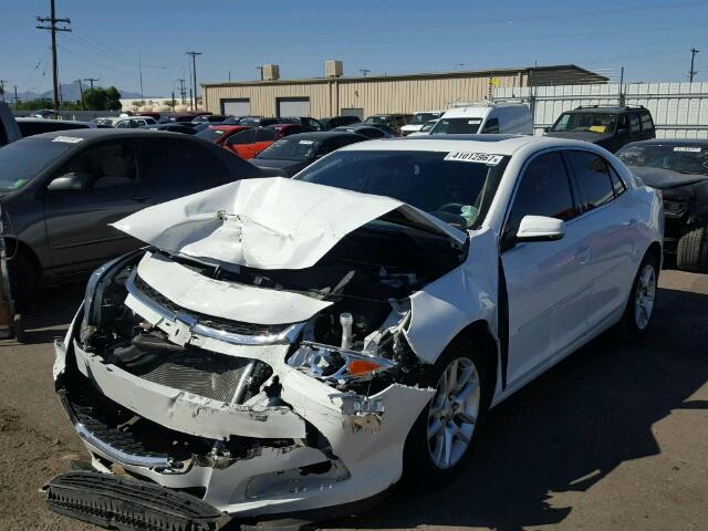 1G11C5SA7GF114107 - 2016 CHEVROLET MALIBU LIM WHITE photo 2