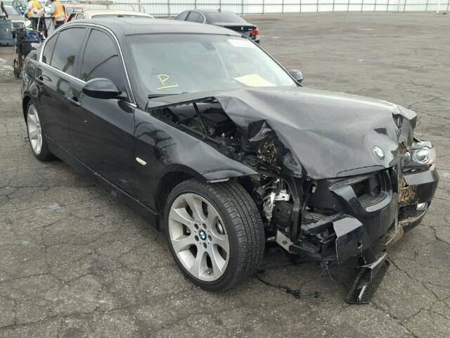 WBAVB77558NH80473 - 2008 BMW 335 BLACK photo 1