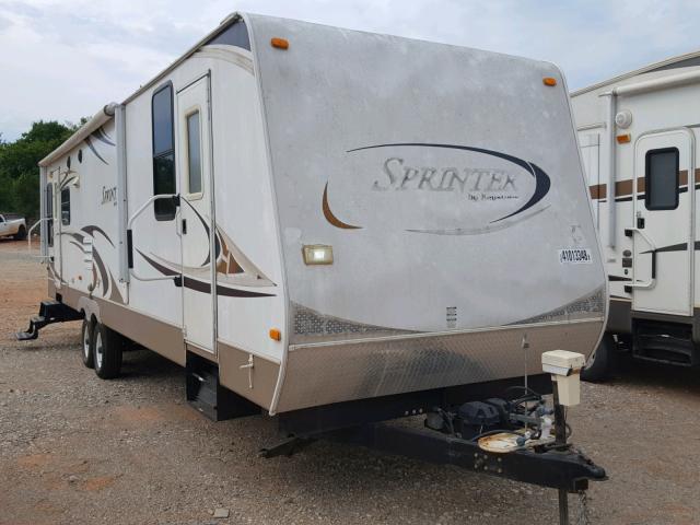 4YDT3102581532875 - 2008 KEYSTONE SPRINTER WHITE photo 1