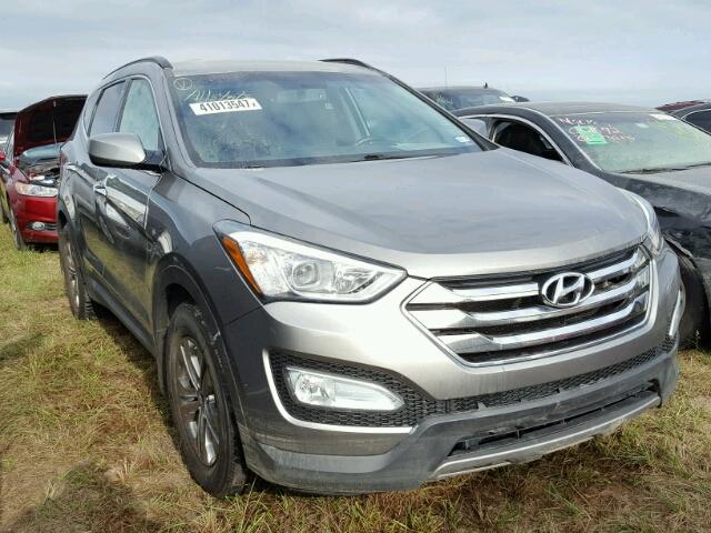 5XYZU3LB4DG103299 - 2013 HYUNDAI SANTA FE S GRAY photo 1