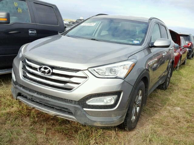 5XYZU3LB4DG103299 - 2013 HYUNDAI SANTA FE S GRAY photo 2