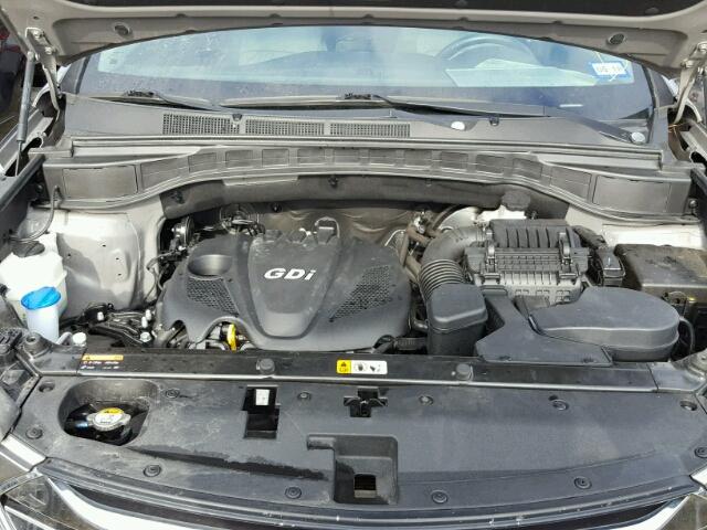 5XYZU3LB4DG103299 - 2013 HYUNDAI SANTA FE S GRAY photo 7
