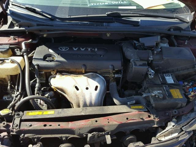 JTKDE167590281120 - 2009 TOYOTA SCION TC 栗色 照片 7