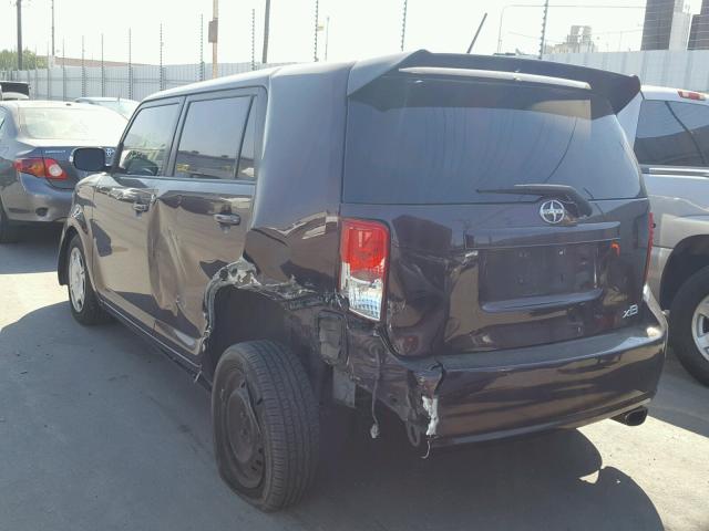 JTLKE50E381007988 - 2008 TOYOTA SCION XB Bordo foto 3