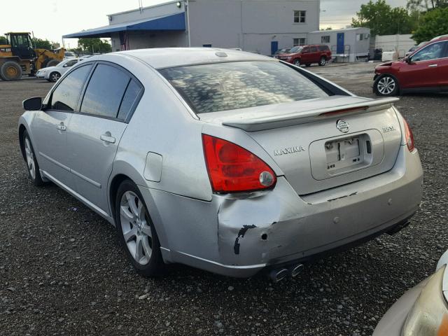 1N4BA41E88C836355 - 2008 NISSAN MAXIMA SE SILVER photo 3