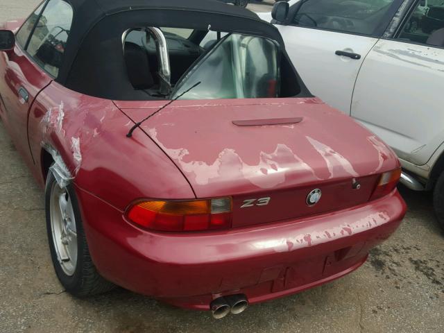 4USCH7320WLE06487 - 1998 BMW Z3 1.9 RED photo 9