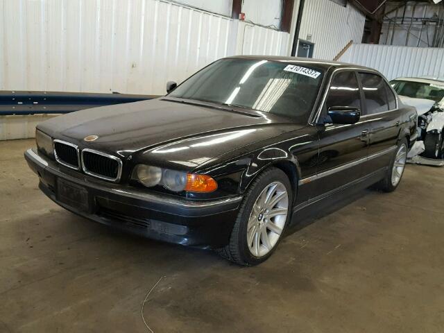 WBAGH8338XDP00098 - 1999 BMW 740 IL BLACK photo 2