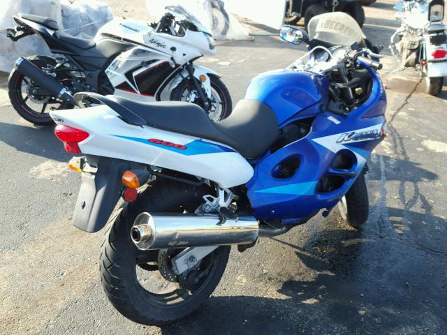 JS1GN79AX52101931 - 2005 SUZUKI GSX600 F BLUE photo 4