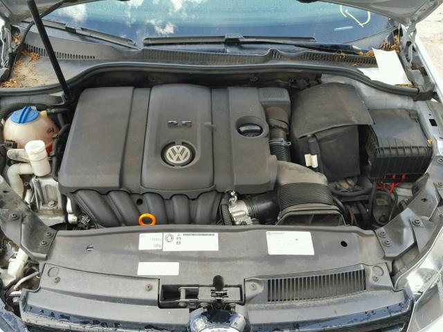 WVWDB7AJXCW040406 - 2012 VOLKSWAGEN GOLF SILVER photo 7