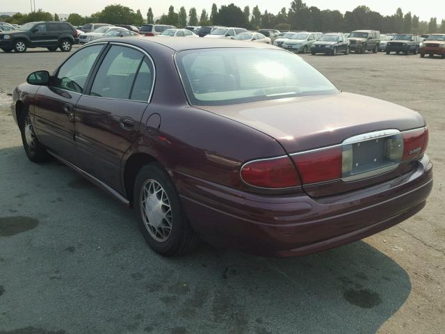 1G4HP54K934161656 - 2003 BUICK LESABRE CU BURGUNDY photo 3