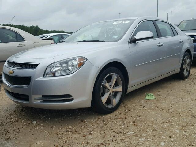 1G1ZC5EU5CF117333 - 2012 CHEVROLET MALIBU SILVER photo 2