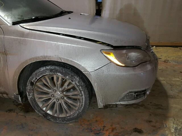 1C3CCBCG3CN277603 - 2012 CHRYSLER 200 LIMITE SILVER photo 10