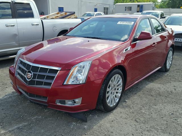 1G6DL5ED0B0105774 - 2011 CADILLAC CTS PERFOR RED photo 2