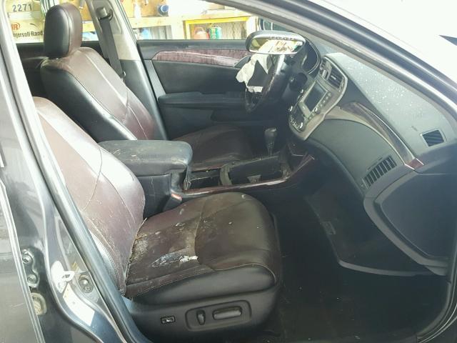 4T1BK3DB6BU410485 - 2011 TOYOTA AVALON BAS GRAY photo 5