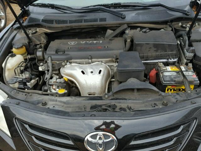 4T4BE46K58R041773 - 2008 TOYOTA CAMRY BLACK photo 7