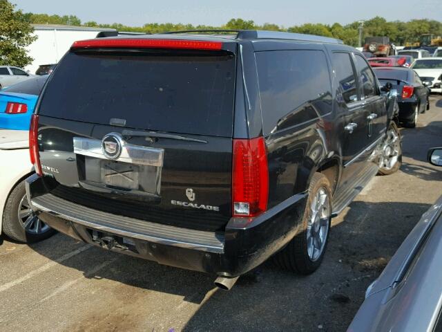 1GYUKHEFXAR183373 - 2010 CADILLAC ESCALADE E BLACK photo 4