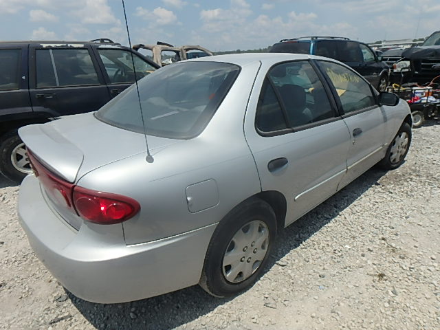 1G1JC52F757175797 - 2005 CHEVROLET CAVALIER SILVER photo 4