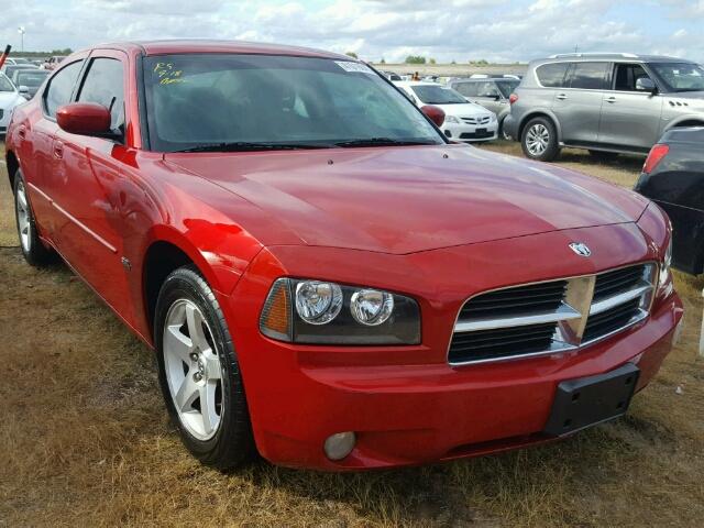 2B3CA3CV5AH286073 - 2010 DODGE CHARGER RED photo 1