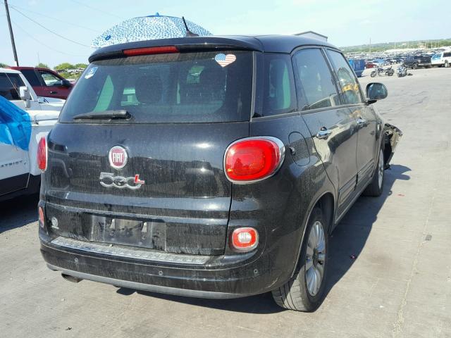 ZFBCFABH9EZ001271 - 2014 FIAT 500L EASY BLACK photo 4