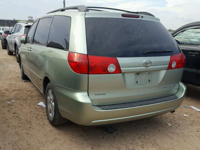 5TDZA22CX6S406669 - 2006 TOYOTA SIENNA GREEN photo 3