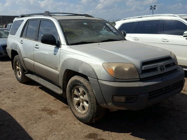 JTEZT14R430007661 - 2003 TOYOTA 4RUNNER SR SILVER photo 1