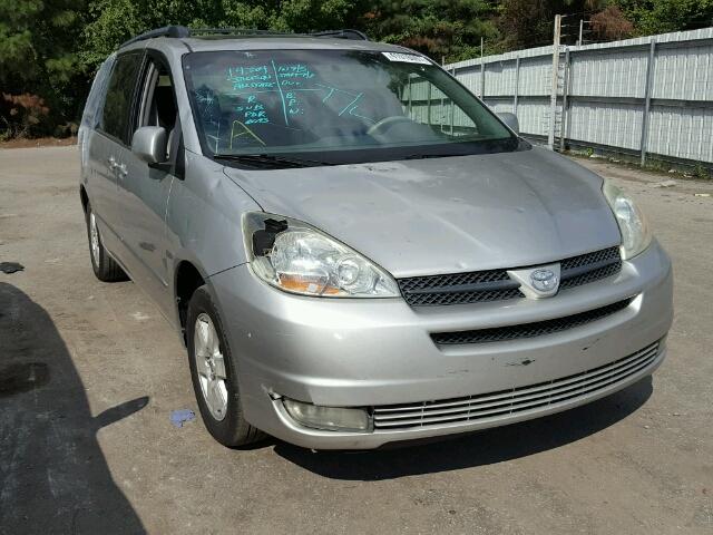 5TDZA22C64S018089 - 2004 TOYOTA SIENNA XLE SILVER photo 1