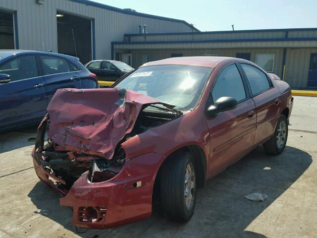 1B3ES56C43D230993 - 2003 DODGE NEON SXT RED photo 2