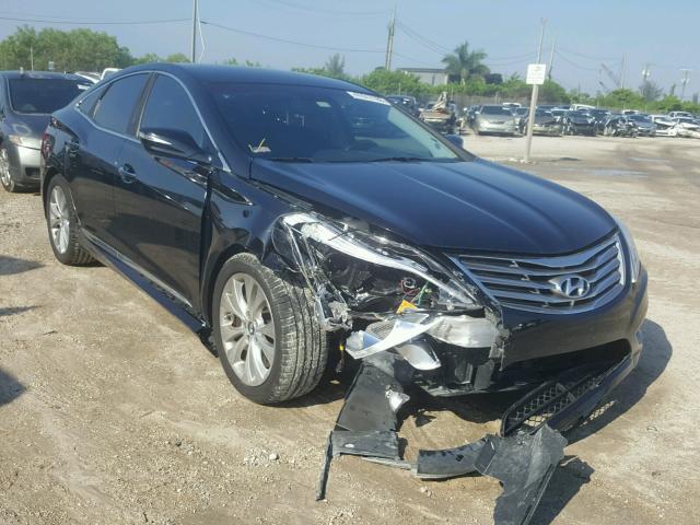 KMHFG4JG8DA240921 - 2013 HYUNDAI AZERA BLACK photo 1